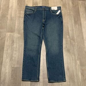 Mens NWT Arizona Jean‎ Company Slim Straight Flex Denim Jeans